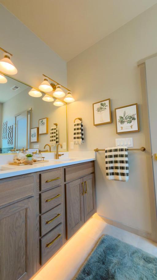 Larkspur Lot 27 Primary Bathroom fuji - European Farmhouse